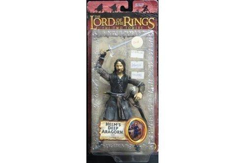 TOY BIZ 81395 / 81396 THE LORD OF THE RINGS THE TWO TOWERS HELM'S DEEP ARAGORN WITH SWORD-SLASHING ACTION VIGGO MORTENSEN