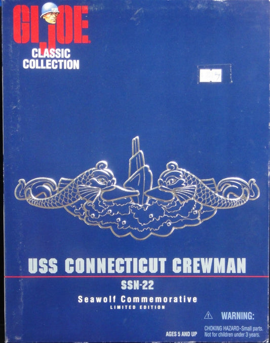 KENNER HASBRO GI JOE CLASSIC COLLECTION USS CONNECTICUT CREWMAN SSN-22 SEAWOLF COMMEMORATIVE LIMITED EDITION