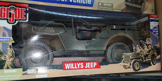 Hasbro 1/6 gi joe willys jeep military vehicle