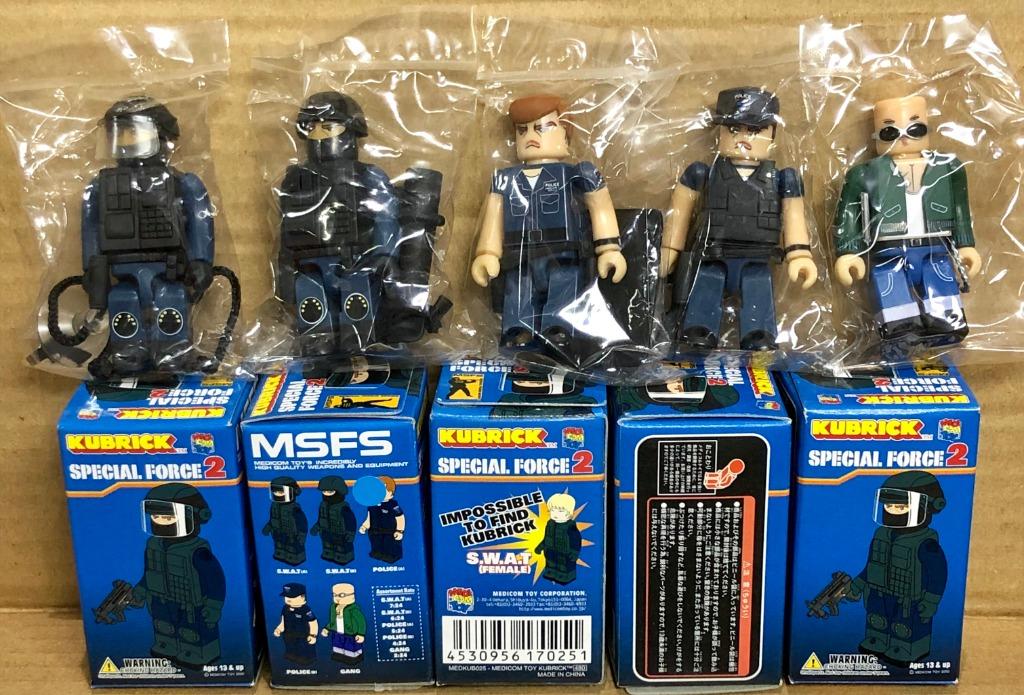 MEDICOM 17025 Kubrick SPECIAL FORCE 2 MSFS SET OF 5