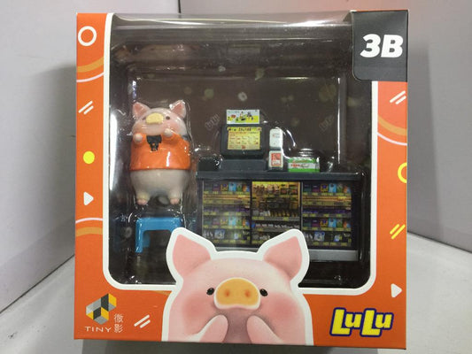 TOYEAST TINY 1/35 3B LuLu 7-ELEVEN Mini Cashier Set x Cashier LuLu Pig ATS35014 00078