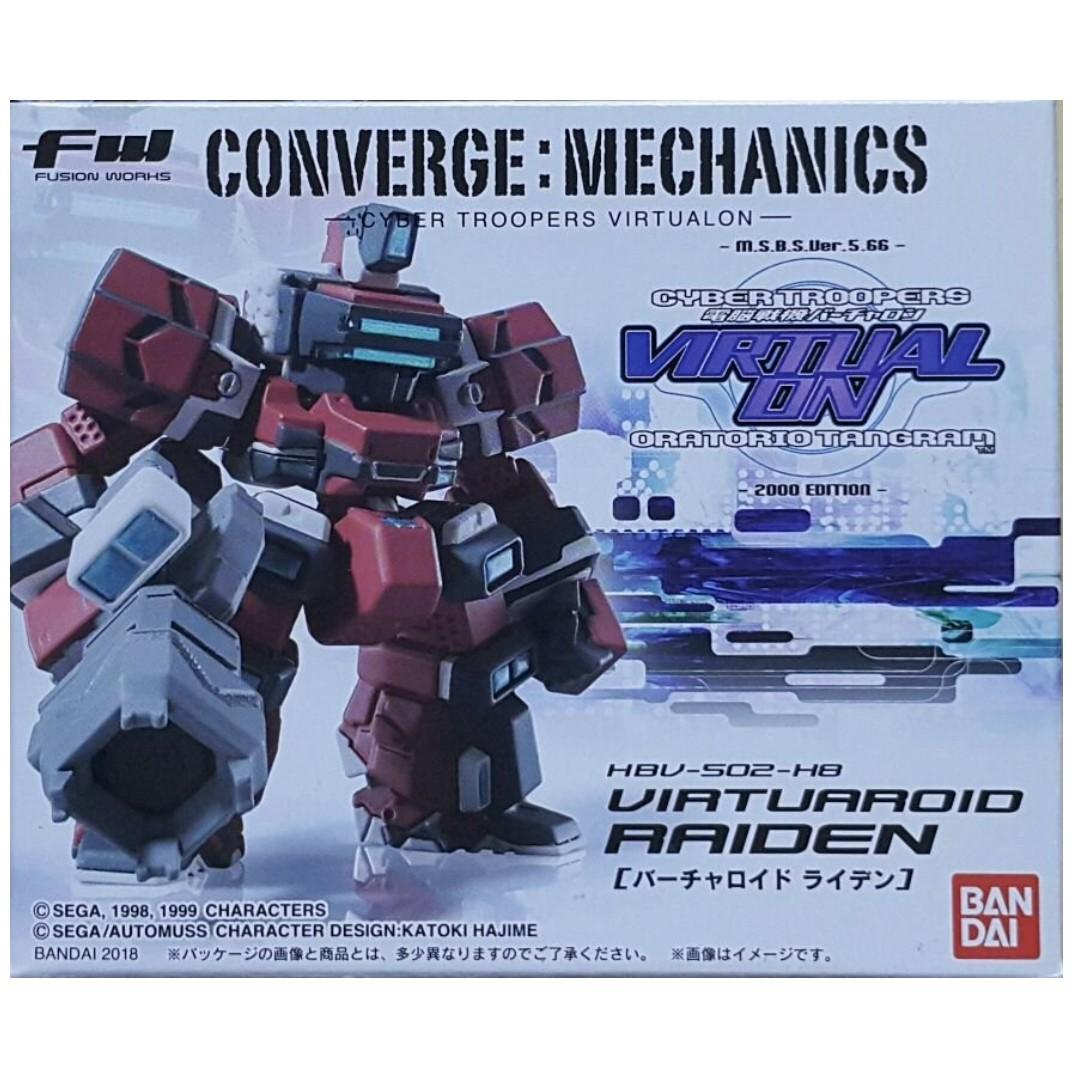 BANDAI 22411 FW CONVERGE MECHANICS VIRTUAL ON HBV-502-H8 VIRTUAROID RAIDEN