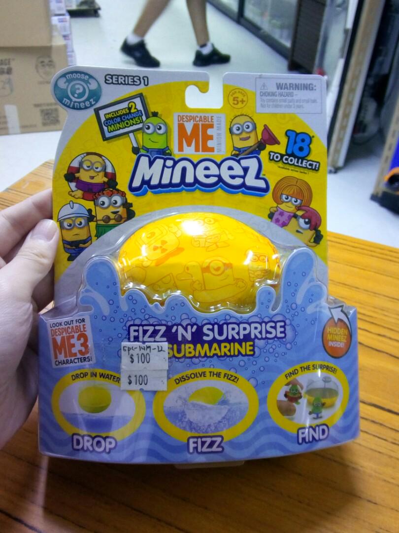 MOOSE 58210 DESPICABLE ME 3 MINEEZ SERIES 1 FIZZ 'N' SURPRISE SUBMARINE