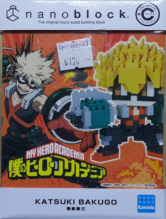 KAWADA 21946 My Hero Academia Katsuki Bakugo NANOBLOCK CHARANANO CN-30 MY HERO ACADEMIA KATSUKI BAKUGO