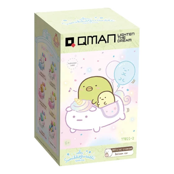 Qman Keeppley【Corner Friends】Penguin & Tapioca Balloon Car