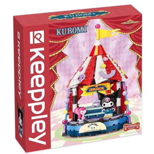 Qman Keeppley【Sanrio】Kuromi's missing friend shaped building blocks