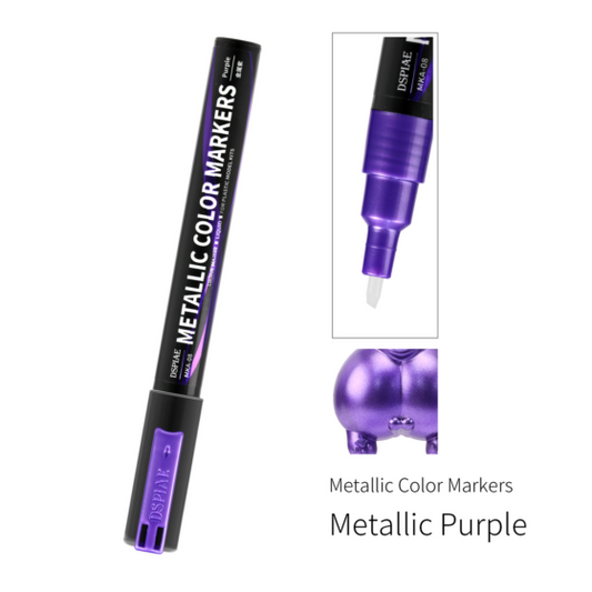 DSPIAE MKA-08 MKA Super Metallic Water-Based Model Marker – Metallic Purple