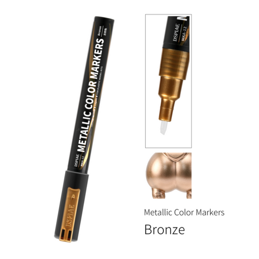 DSPIAE MKA-12 MKA Super Metallic Water-Based Model Marker – Metallic Copper