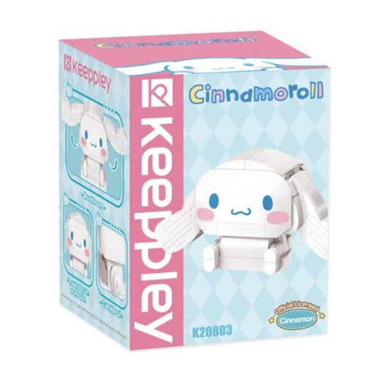 Qman Keeppley【Sanrio】Cinnamon Dog Shaped Building Blocks