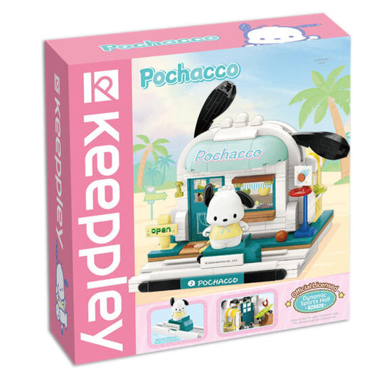 Qman Keeppley【Sanrio】Pochacco Stadium Building Blocks