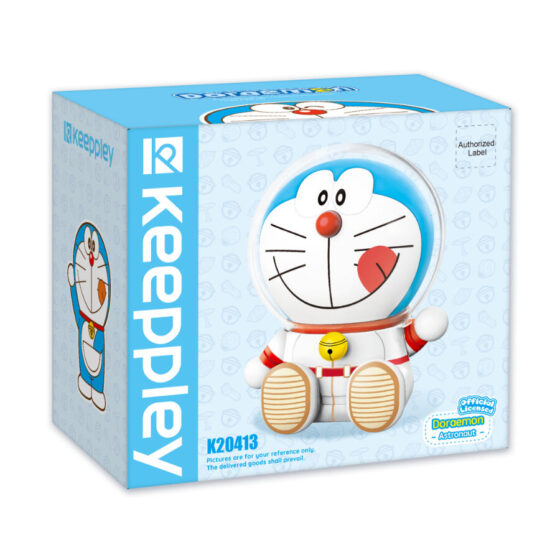 Qman Keeppley【Doraemon】Astronaut round head building blocks
