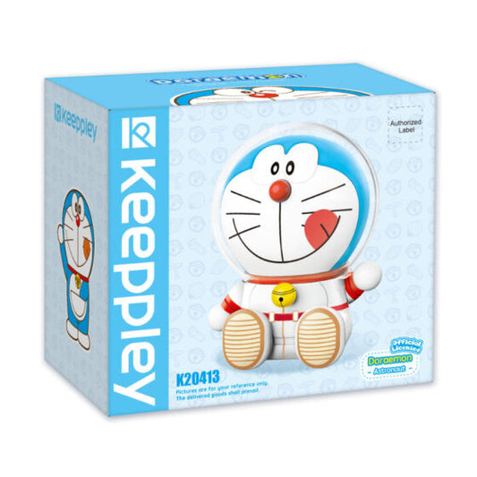 Qman Keeppley【Doraemon】Astronaut round head building blocks