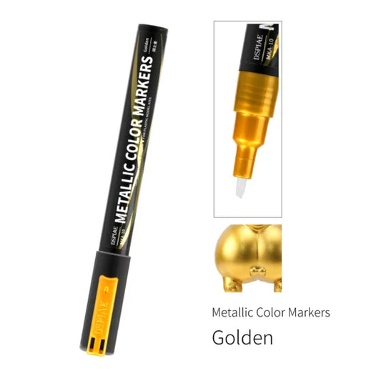 DSPIAE MKA-10 MKA Super Metallic Water-Based Model Marker – Knight Gold