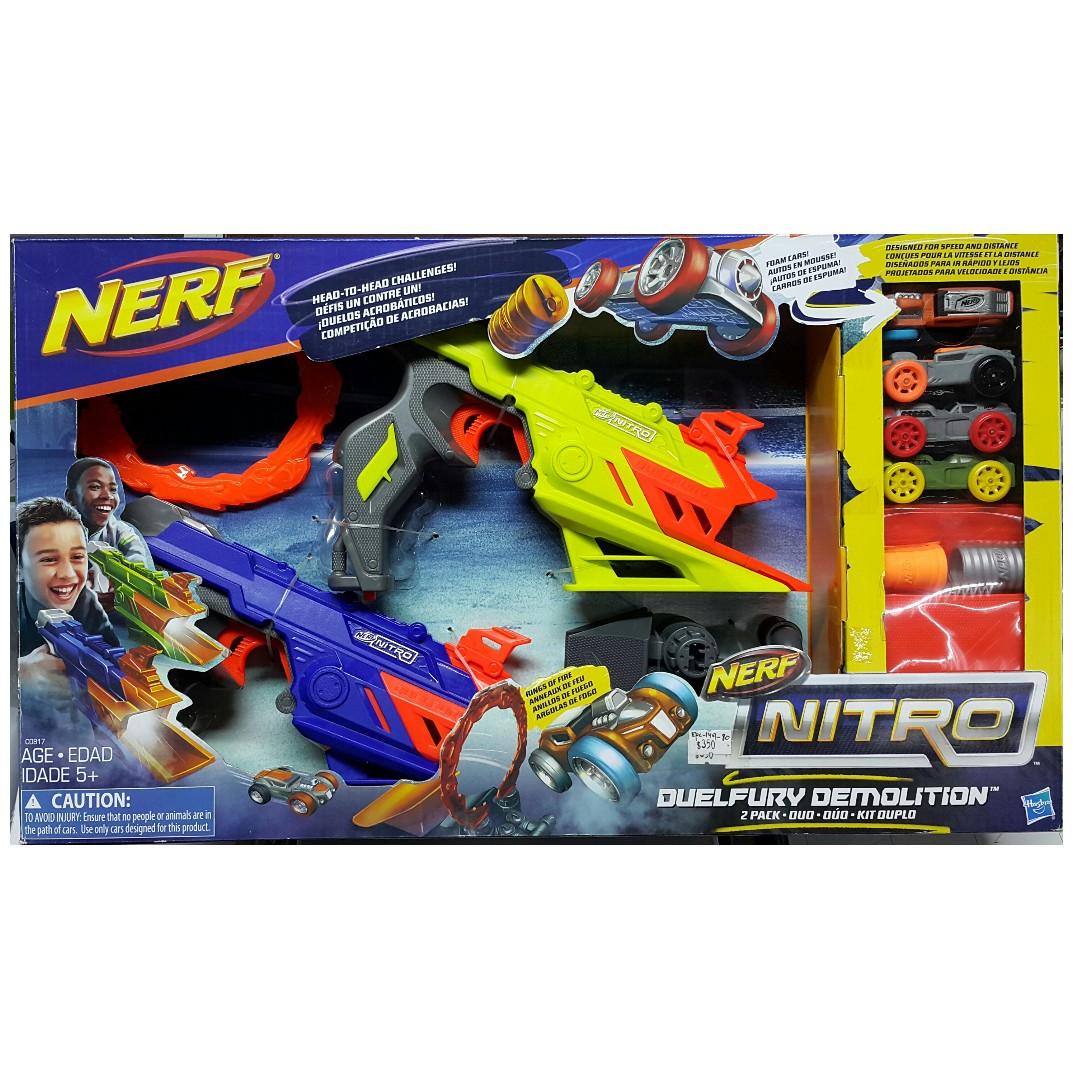HASBRO NERF NITRO DUELFURY DEMOLITION 2 PACK 52309