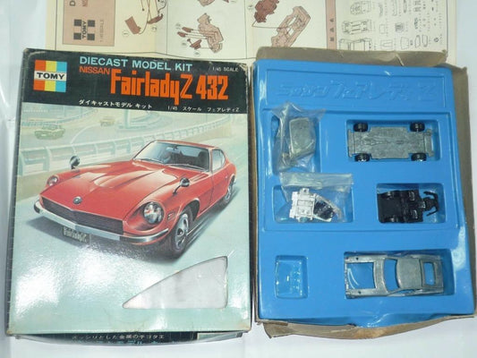 Vintage Tomy Dandy 1/45 Tomica Nissan Fairlady Z432 Diecast Model Kit Japan Rare