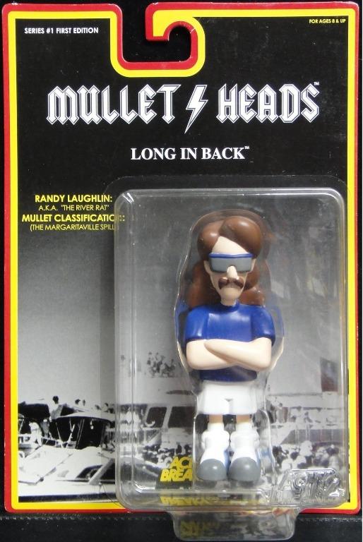 ACHY BREAKY TOY MULLET HEAD LONG IN BACK RANDY LAUGHLIN SERIES 1 52474