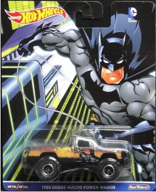 MATTEL HOT WHEELS DC COMICS BATMAN 1980 DODGE MACHO POWER WAGON 25342