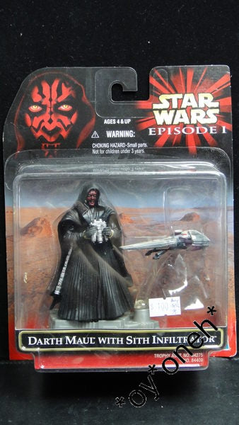 TOMY STAR WARS EPISODE I DARTH MAUL WITH SITH INFILTRATOR Japanese Version