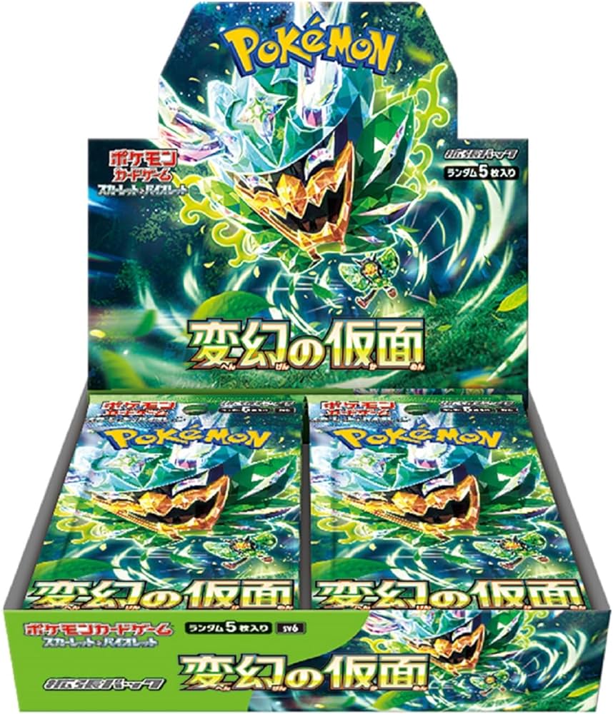 Pokemon TCG Japanese Version sv6 "Transformation Mask" Booster Pack