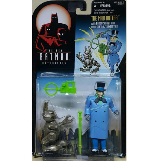 KENNER 63941 THE NEW BATMAN ADVENTURES THE MAD HATTER WITH ROBOTIC RABBIT AND MIND-CONTROL TRANSMITTER  Warehouse 1121