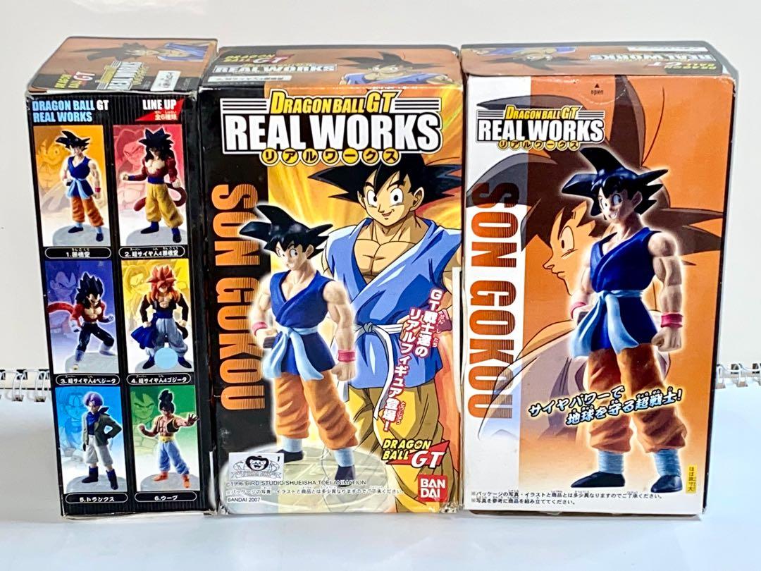 BANDAI 03267 DRAGONBALL GT REAL WORKS SET OF 6 Dragon Ball Super Saiyan 4th Generation Box Egg Set