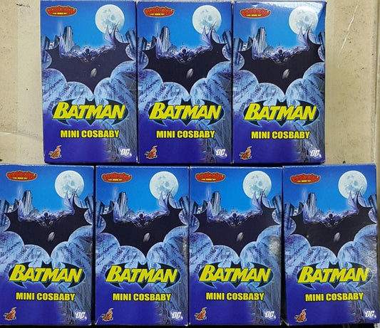 HOT TOYS 17216 Mini Collectible Figure Series Batman Robin Batgirl The Joker Catwoman Two-Face Box Egg Set COSBABY DC BATMAN COMICS IMAGE MINI COSBABY CLASSIC BATMAN MODERN BATMAN ROBIN BATGIRL THE JOKER CATWOMAN TWO-FACE SET
