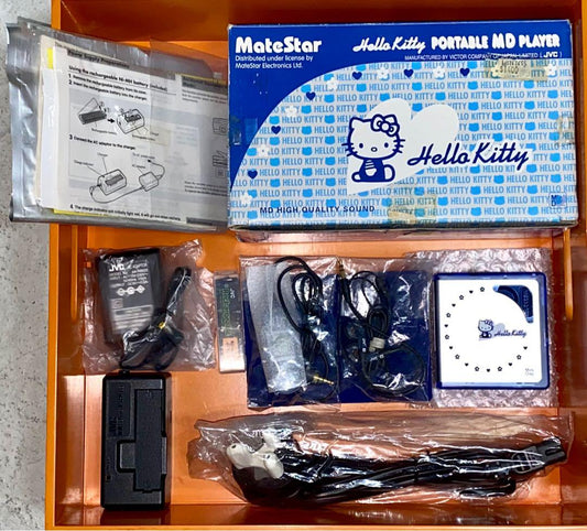 Nostalgic Collection MATESTAR HELLO KITTY PORTABLE MD PLAYER JVC VICTOR