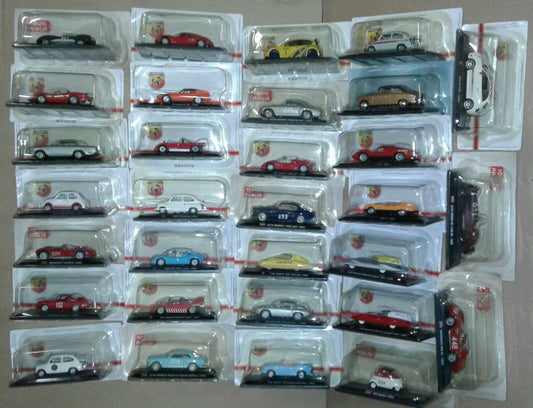 HACHETTE 1/43 ABARTH ITALY FIAT Famous car $50 each