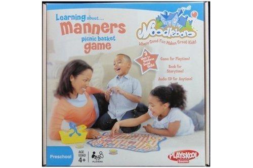 HASBRO NOODLEBORO LEARNING ABOUT MANNERS PICNIC BASKET GAME 30298