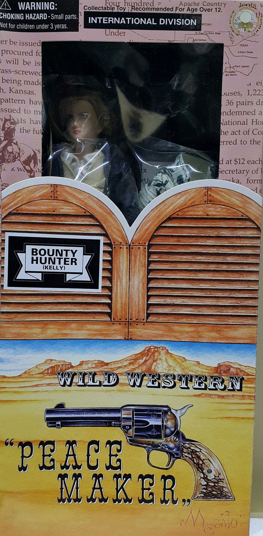 YAMATO 12 inch WILD WESTERN PEACE MAKER BOUNTY HUNTER KELLY SHARON STONE Sarafushi 07004