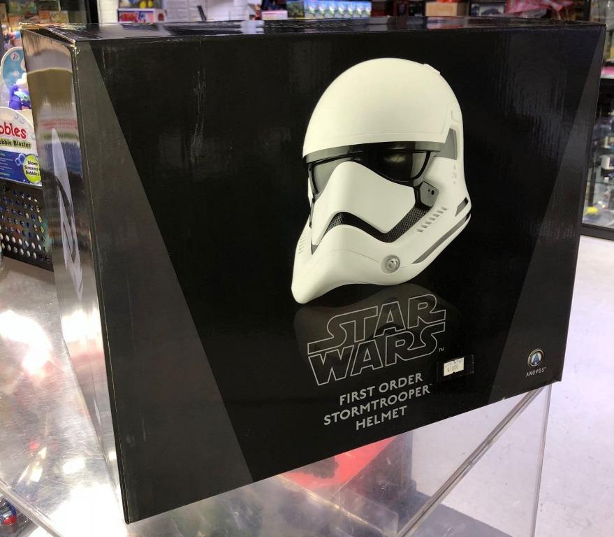 Brand new 1/1 Disney Anovos 2015 Star Wars First Order Stormtrooper Helmet C791-94/2