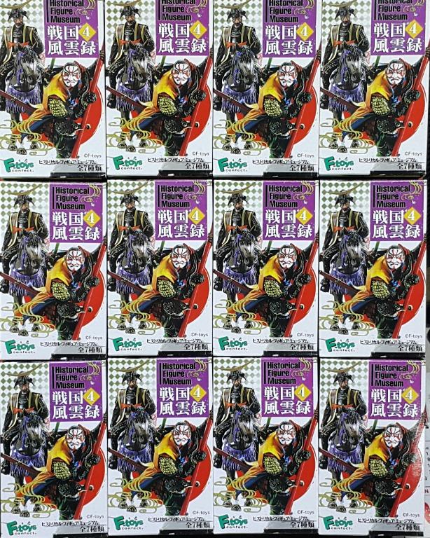 F-TOYS 60008 HISTORICAL FIGURE MUSEUM SENGOKU FUUNROKU 4 WITH SECRET SET  L
