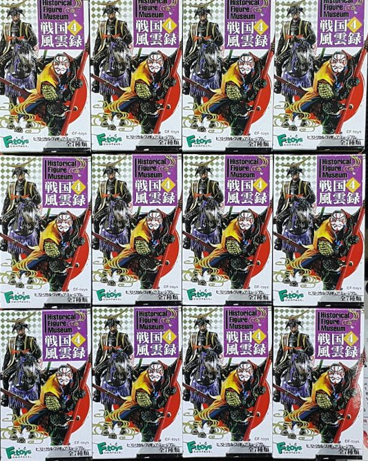 F-TOYS 60008 HISTORICAL FIGURE MUSEUM SENGOKU FUUNROKU 4 WITH SECRET SET  L