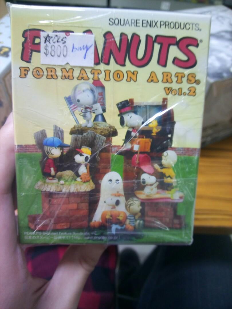 Slobby Peanuts Formation Art Vol.2 New Box Egg Model Set of 5 Square Enix Products 31132