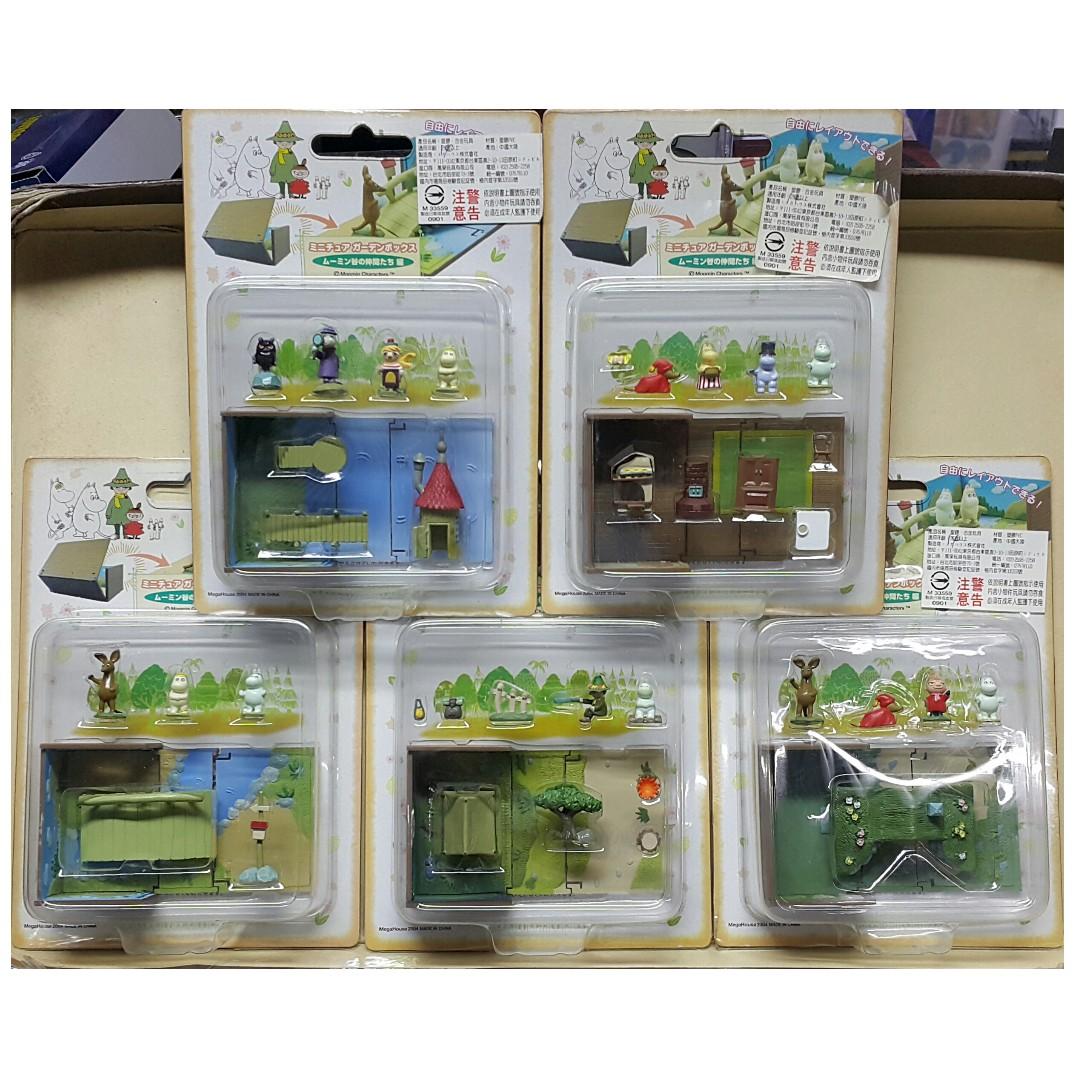MEGAHOUSE 80245 MINIATURE GARDEN BOX WELCOME TO MOOMIN VALLEY SET  L