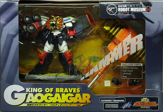 XEBEC TOYS YAMAGUCHI TYPE MOVABLE MODEL ROBOT MUSEUM PLUS RM+002 THE KING OF BRAVES GAOGAIGAR GOLDION HAMMER VERSION