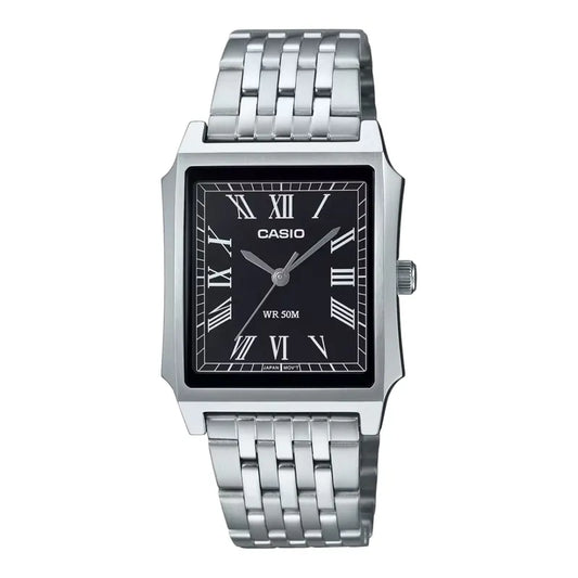 Casio Tank Stainless Steel Quartz Watch MTP-B190D-1BV