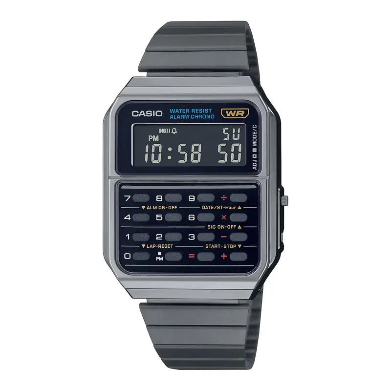 Casio Retro Vintage Series Digital Calculator Watch CA-500WEGG-1B