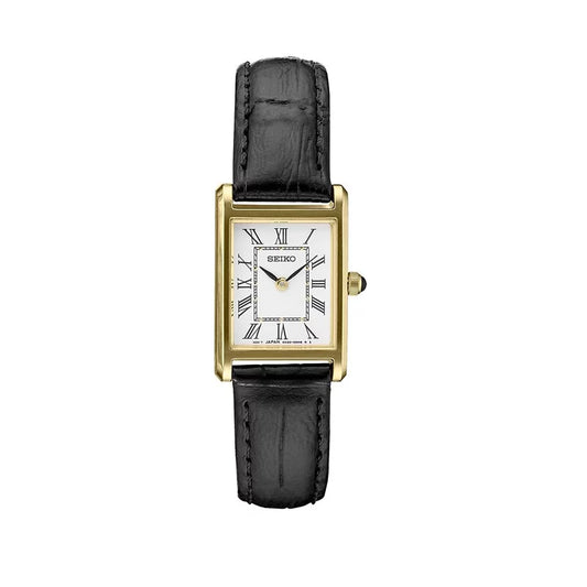 SEIKO SWR054 Quartz Tank Analog Rectangle Ladies Vintage Watch