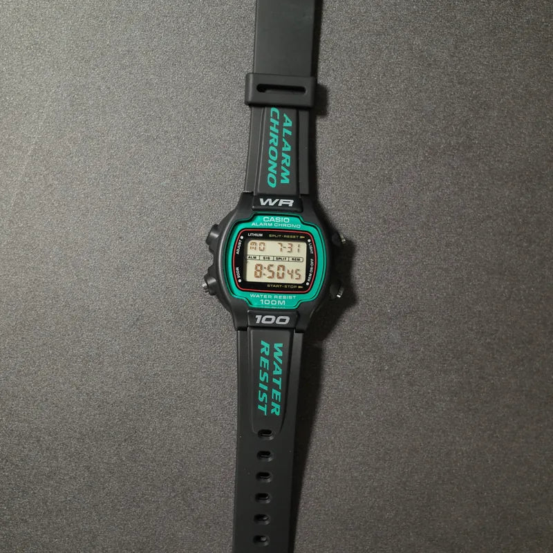 CASIO Vintage 1991 W-726A-1C Digital Watch New Old Stock