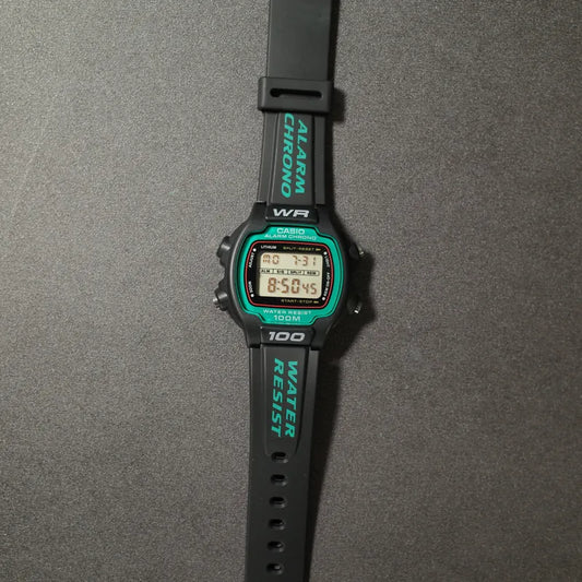 CASIO Vintage 1991 W-726A-1C Digital Watch New Old Stock