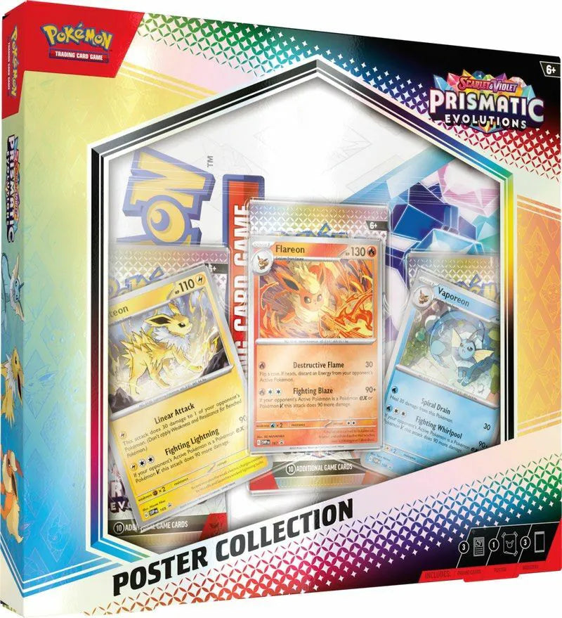 Pokemon TCG SV8.5 SCARLET & VIOLET Prismatic Evolutions Poster Collection