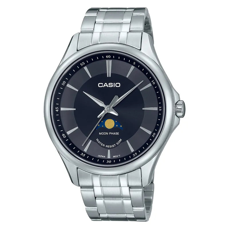 Casio MTP-M100D-1A 41mm Quartz Moonphases Watch
