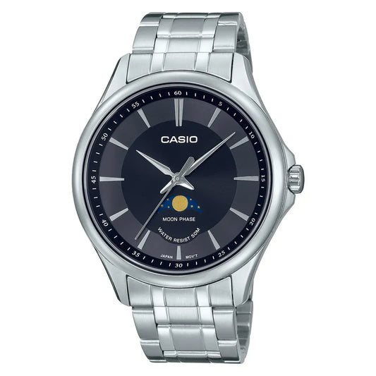 Casio MTP-M100D-1A 41mm Quartz Moonphases Watch