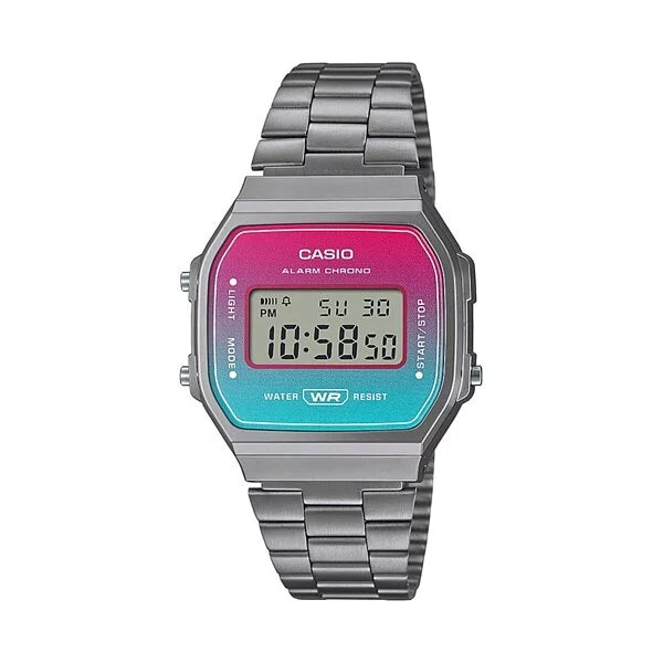 Casio A168WERB-2A Graduated Hues Digital Vintage Watch