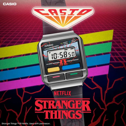 Casio x Stranger Things Retro Vintage Series Digital Watch A120WEST-1A