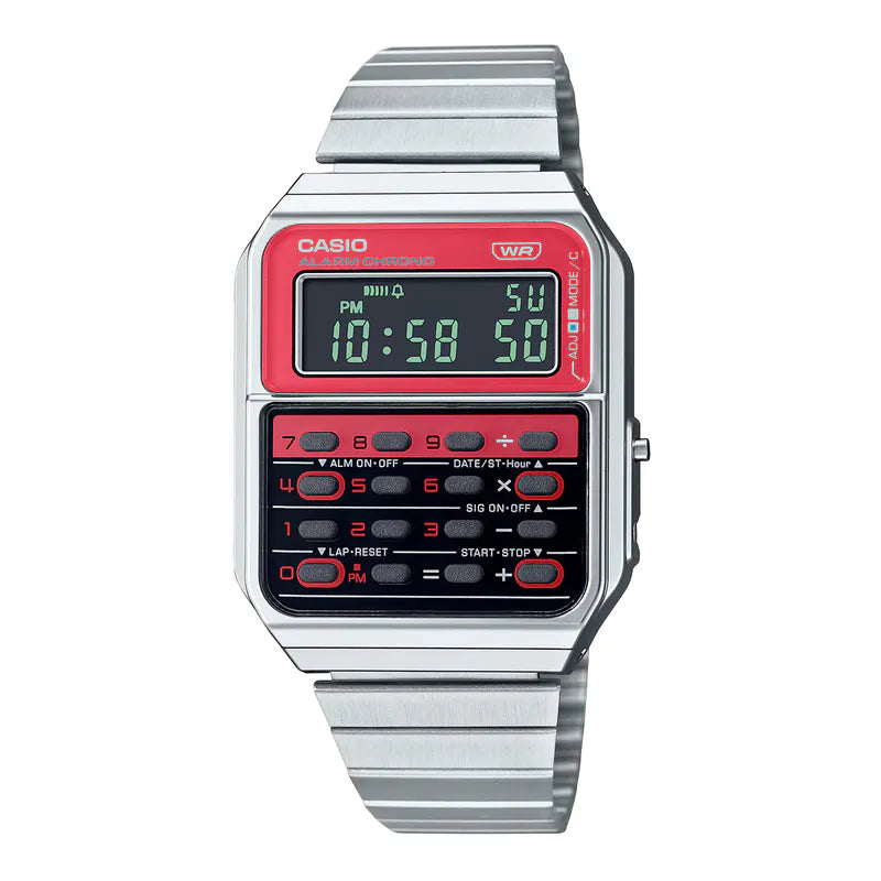 CASIO Retro Vintage Series Digital Calculator Watch CA-500WE-4B