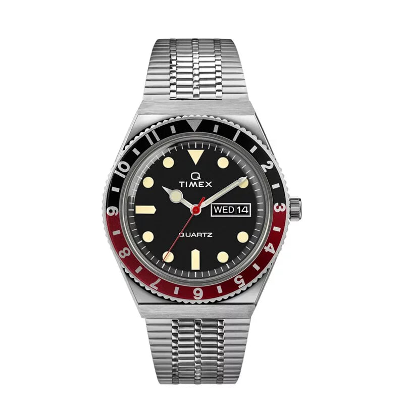 Q Timex Reissue 38mm Stainless Steel Bracelet Watch TW2U61300