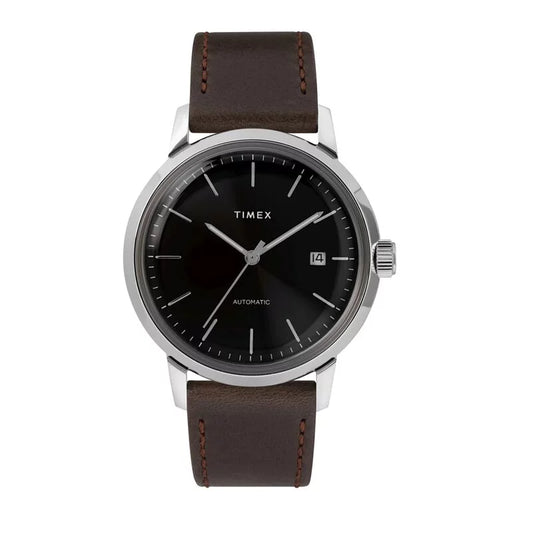Timex Marlin Automatic 40mm Leather Watch TW2T23000
