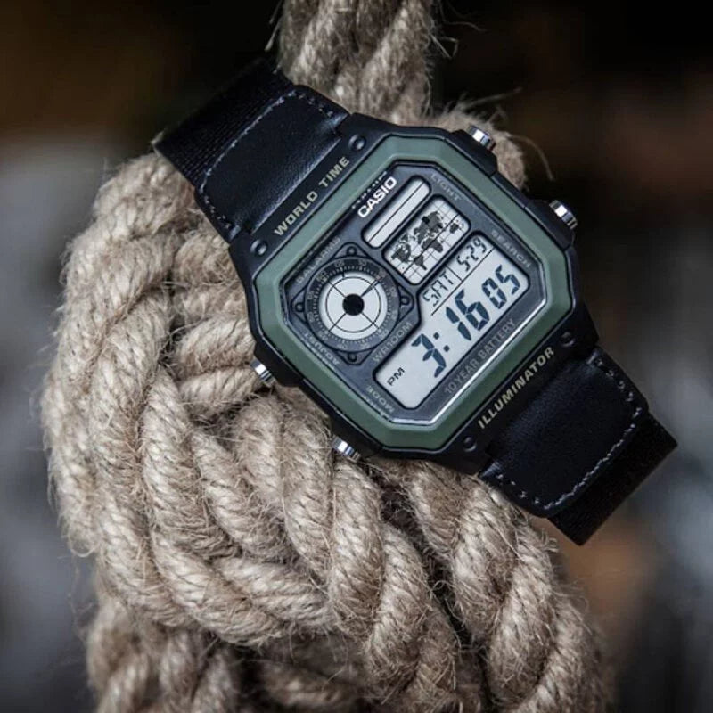 Casio Digital Vintage Watch AE-1200WHB-1B